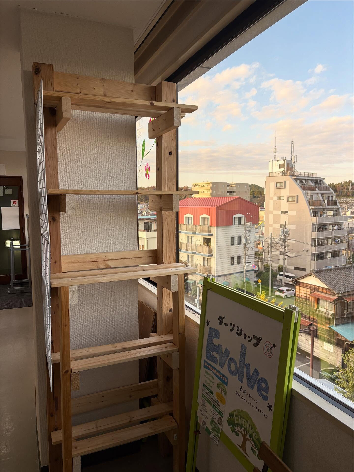 【荷物置き場作りました！】