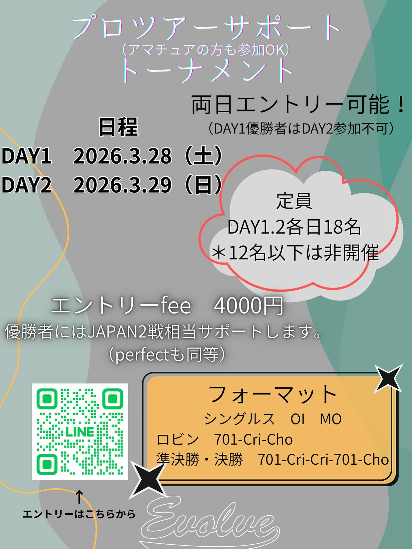 【プロツアーサポートトーナメント】